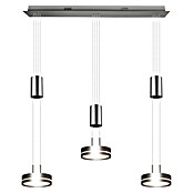 Trio Leuchten Franklin LED-Pendelleuchte (27 W, L x B x H: 14 x 85 x 150 cm, Nickel, Warmweiß) | BAUHAUS