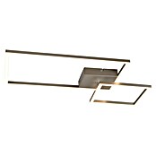 Reality Leuchten LED-Deckenleuchte Padella (25 W, L x B x H: 37 x 63,5 x 7,5 cm, Nickel, Neutralweiß) | BAUHAUS