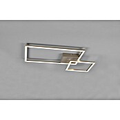 Reality Leuchten LED-Deckenleuchte Padella (25 W, L x B x H: 37 x 63,5 x 7,5 cm, Nickel, Neutralweiß) | BAUHAUS