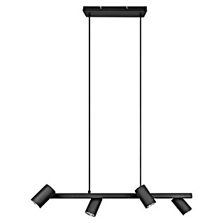 Trio Leuchten Marley Viseča svetilka (140 W, Do x Š x V: 18 x 80 x 150 cm, Črna, GU10, Število svetlobnih elementov: 4 kos)