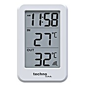 Technoline Thermometer mit Uhrzeit WS 9172 (Digitales Display, Maße Inneneinheit: 70 x 11 x 22 mm, Maße Außeneinheit: 39 x 97 x 25 mm) | BAUHAUS