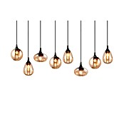 Trio Leuchten Lumina Pendelleuchte (8 Stk., 320 W, L x B x H: 34,5 x 121 x 150 cm, Amber, Schwarz, E14) | BAUHAUS