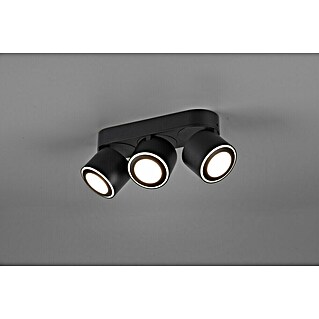 Trio Leuchten LED-Deckenstrahler (15 W, Schwarz, Warmweiß, 3 Stk.)