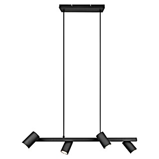 Trio Leuchten Marley Visilica (140 W, D x Š x V: 18 x 80 x 150 cm, Crna, GU10, Broj žarulja: 4 Kom.)