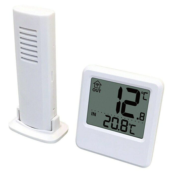 Technoline Thermometer Temperaturstation WS 9114 (Digitales Display, Batteriebetrieben, Weiß) | BAUHAUS