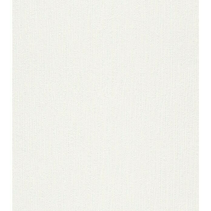 Rasch Vliestapete Home Style (Weiß, Grobkörnig strukturiert, 15 x