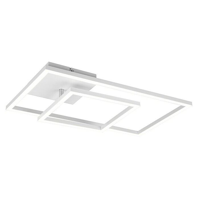 Reality Leuchten LED-Deckenleuchte Padella (25 W, L x B x H: 37 x 63,5 x 7,5 cm, Weiß, Neutralweiß) | BAUHAUS