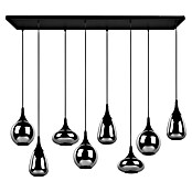 Trio Leuchten Lumina Pendelleuchte (8 Stk., 320 W, L x B x H: 34,5 x 121 x 150 cm, Chrom, Schwarz, E14) | BAUHAUS