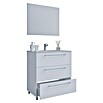 VCM Badinos Badmöbel-Set (60 cm, Weiß, Farbe Waschbecken: Weiß) | BAUHAUS