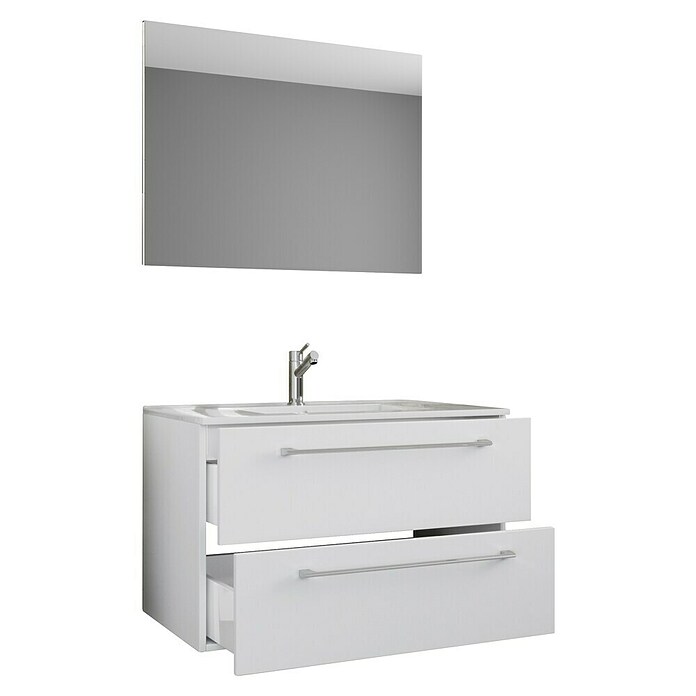 VCM Badinos Badmöbel-Set (80 cm, Weiß, 3 -tlg.) | BAUHAUS