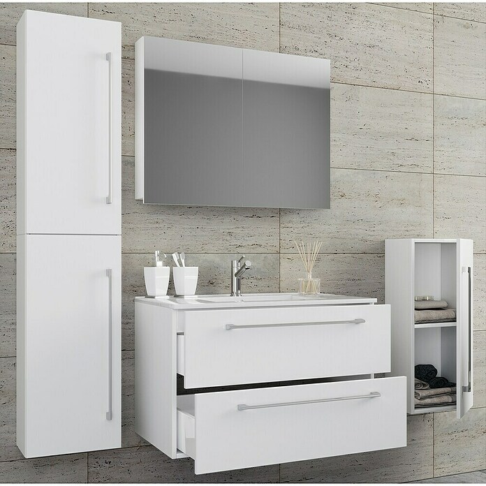 VCM Badinos Badmöbel-Set SPS (146 cm, Weiß) | BAUHAUS