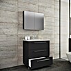 VCM Badinos Badmöbel-Set SPS (60 cm, Schwarz, Farbe Waschbecken: Weiß) | BAUHAUS