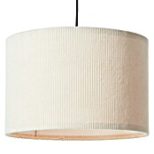 Brilliant Pendelleuchte rund Tony (20 W, Ø x H: 35 x 150 cm, Beige, Schwarz, E27) | BAUHAUS