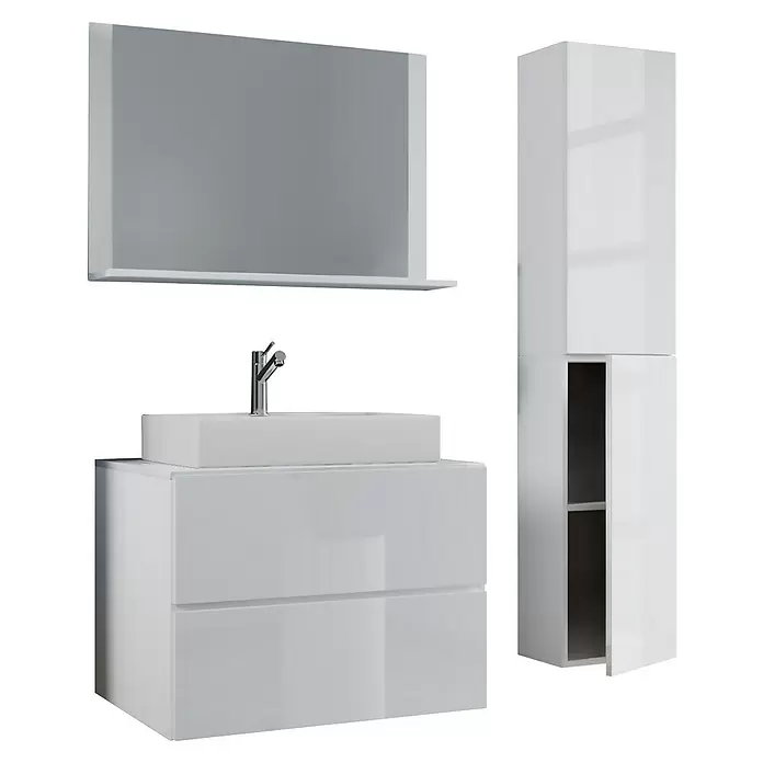 VCM Lendas Badmöbel-Set114 cm, Weiß