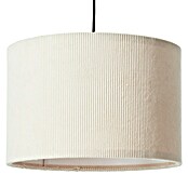 Brilliant Pendelleuchte rund Tony (20 W, Ø x H: 35 x 150 cm, Beige, Schwarz, E27) | BAUHAUS