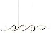 Trio Leuchten Sequence LED-Pendelleuchte (45 W, L x B x H: 16 x 104,5 x 150 cm, Aluminium gebürstet/Schwarz, Mehrfarbig) | BAUHAUS