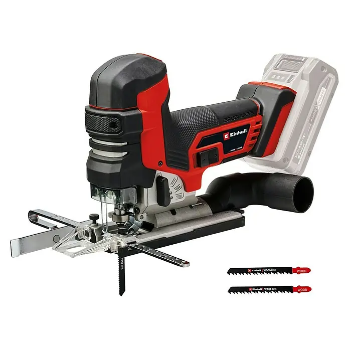 Einhell Professional Power X-Change 18V Akku-Pendelhubstichsäge TP-JST 18/135 Li BL - Solo - 18 V, Li-Ionen, Ohne Akku - Akku-Stichsäge von Einhell, ein leistungsstarkes Werkzeug für präzise Holzarbeiten mit variablem Hub für optimale Schnittergebnisse.