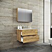 VCM Badinos Badmöbel-Set SPS (80 cm, Honig-Eiche, 3 -tlg.) | BAUHAUS
