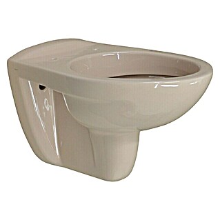 Sanicomfort Wand-WC (Mit Spülrand, Ohne Spezialglasur, Spülform: Tief, WC Abgang: Waagerecht, Beige)