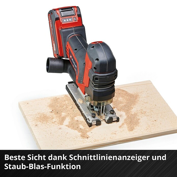 Einhell Power X-Change 18V Akku-Pendelhubstichsäge TP-JST 18/135 Li BL - Solo (18 V, Li-Ionen, Ohne Akku) | BAUHAUS