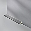 LOGOCLIC Viertelstab Grau (2,5 m x 14 mm x 14 mm, Viertelrund)