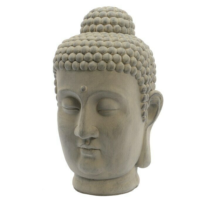 Buddhakopf29 x 28 x 46 cm, Grau Unknown