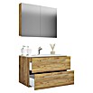 VCM Badinos Badmöbel-Set SPS (80 cm, Honig-Eiche, 3 -tlg.) | BAUHAUS