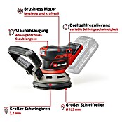 Einhell Power X-Change 18V Akku-Exzenterschleifer TP-RS 18/32 Li BL-Solo (18 V, Ohne Akku) | BAUHAUS