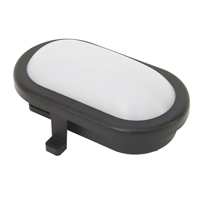 Ritter Leuchten LED-Deckenleuchte - 10 W, L x B x H: 170 x 115 x 80 mm, Schwarz, Tageslichtweiß - Ovale LED-Wandleuchte mit schwarzem Rahmen und weißem Diffusor für eine gleichmäßige Ausleuchtung. Ideal für Innen- und Außenbereiche.