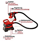 Einhell Power X-Change 18V Akku-Farbsprühsystem Akku-Farbsprühsystem TE-SY 18/90 Li-Solo (18 V, Ohne Akku) | BAUHAUS