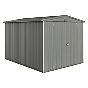 Biohort Gerätehaus Europa (Quarzgrau, 3 x 2,44 x 2,03 m, Stahlblech)