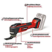 Einhell Power X-Change 18V Akku-Multifunktionswerkzeug TP-MG 18 Li BL-Solo (18 V, Ohne Akku, Oszillationswinkel: 3,2 °) | BAUHAUS