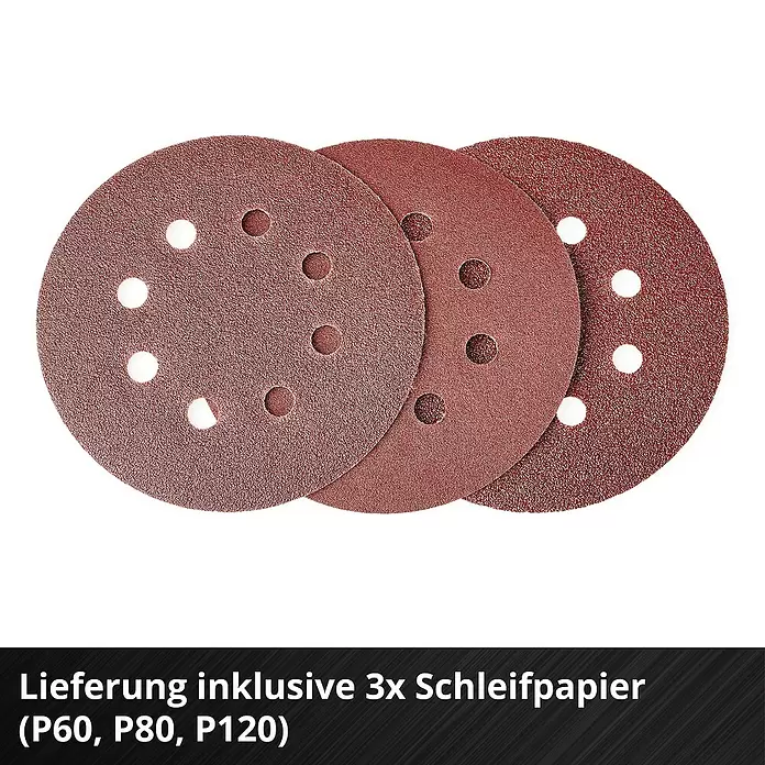 Einhell Akku-Exzenterschleifer TP-RS 18/32 Li BL-Solo18 V, Ohne Akku, 125 mm Info