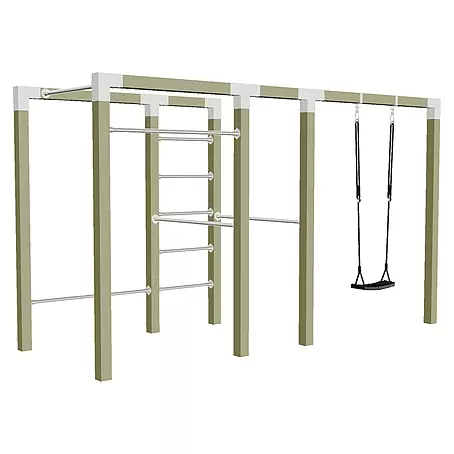 Plus  Klettergerüst Outdoor Fitness inkl. Schaukel
