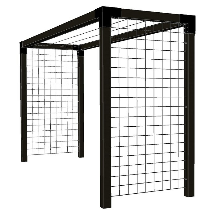 Plus Wäscheständer Cubic Trockengestell (Farbe: Schwarz RAL 9005) | BAUHAUS
