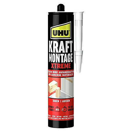 UHU Kraft Montagekleber Xtreme (370 g, Tube)