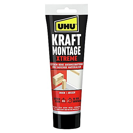 UHU Kraft Montagekleber Xtreme (175 g, Tube)