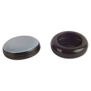 Fix-o-moll Tapón para tubo Easyglider (22 mm - 25 mm, Gris/Negro, 4 ud.)