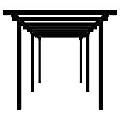 Plus Pergola Cubic 2 tlg. (L x B x H: 476 x 238 x 226 cm, Holz, Ohne Tokyozaun, Schwarz RAL 9005) | BAUHAUS