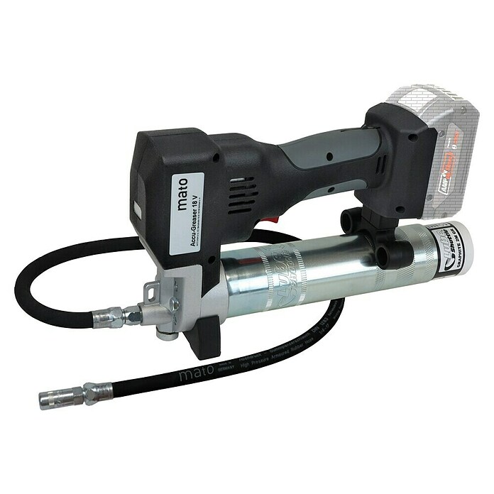 Mato Pistola de engrase de batería Basic-LS (18 V, Sin batería, Presión máx.: 700 bar) | BAUHAUS