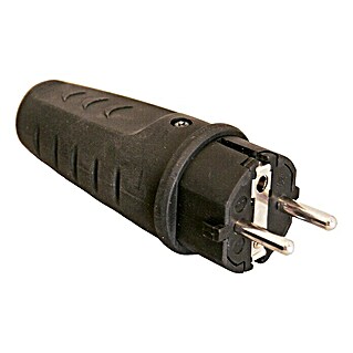 Gummi-Schutzkontakt-Stecker (Geeignet für: Leitungsquerschnitt 3 x 2,5 mm², 16 A)