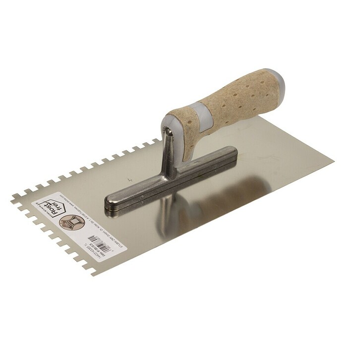 Stubai Glättkelle Leder (Zahnung: 6 x 6 mm, Edelstahl) | BAUHAUS