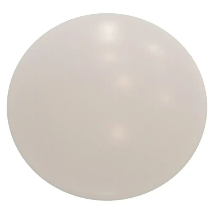 Tween Light LED-Deckenleuchte rund Eco - 11,5 W, Ø x H: 26 x 8,5 cm, Opal/Weiß, Warmweiß - Nahaufnahme einer weißen Kugel, die das Licht reflektiert und eine glatte, schimmernde Oberfläche zeigt. Ideal als Deko-Element oder für minimalistische Designs.