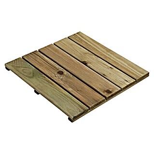 Drvena pločica (Bor, Zelene boje, 50 x 50 cm)