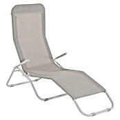 Sunfun Marissa Tumbona (165 x 61 x 30 cm, Textilene, Taupe)