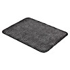 Astra Schmutzfangmatte (Uni, Dunkelgrau, 60 x 75 cm, Material Nutzschicht: 100 % Baumwolle)