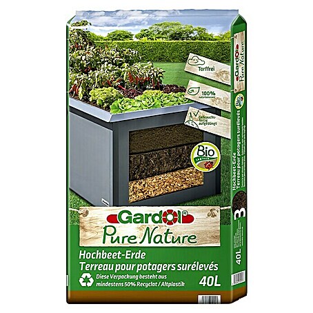 Gardol Pure Nature Bio-Hochbeeterde (40 l)