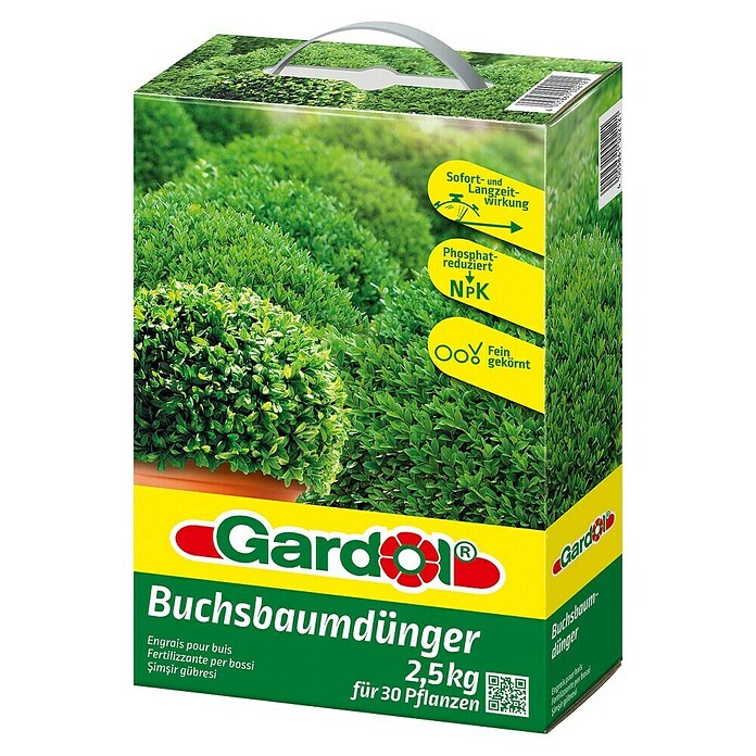 Gardol Buchsbaumdünger (2,5 kg, Inhalt ausreichend für ca.: 30 Pflanzen)