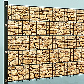 Stabilit Sichtschutzstreifen (Sandstein, 2 050 x 19 cm)