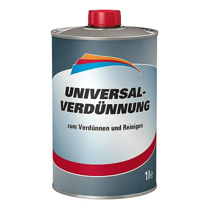 Universalverdünnung - 1 l - Dose Universalverdünnung. Zum Verdünnen und Reinigen von Farben und Lacken, vielseitig einsetzbar.